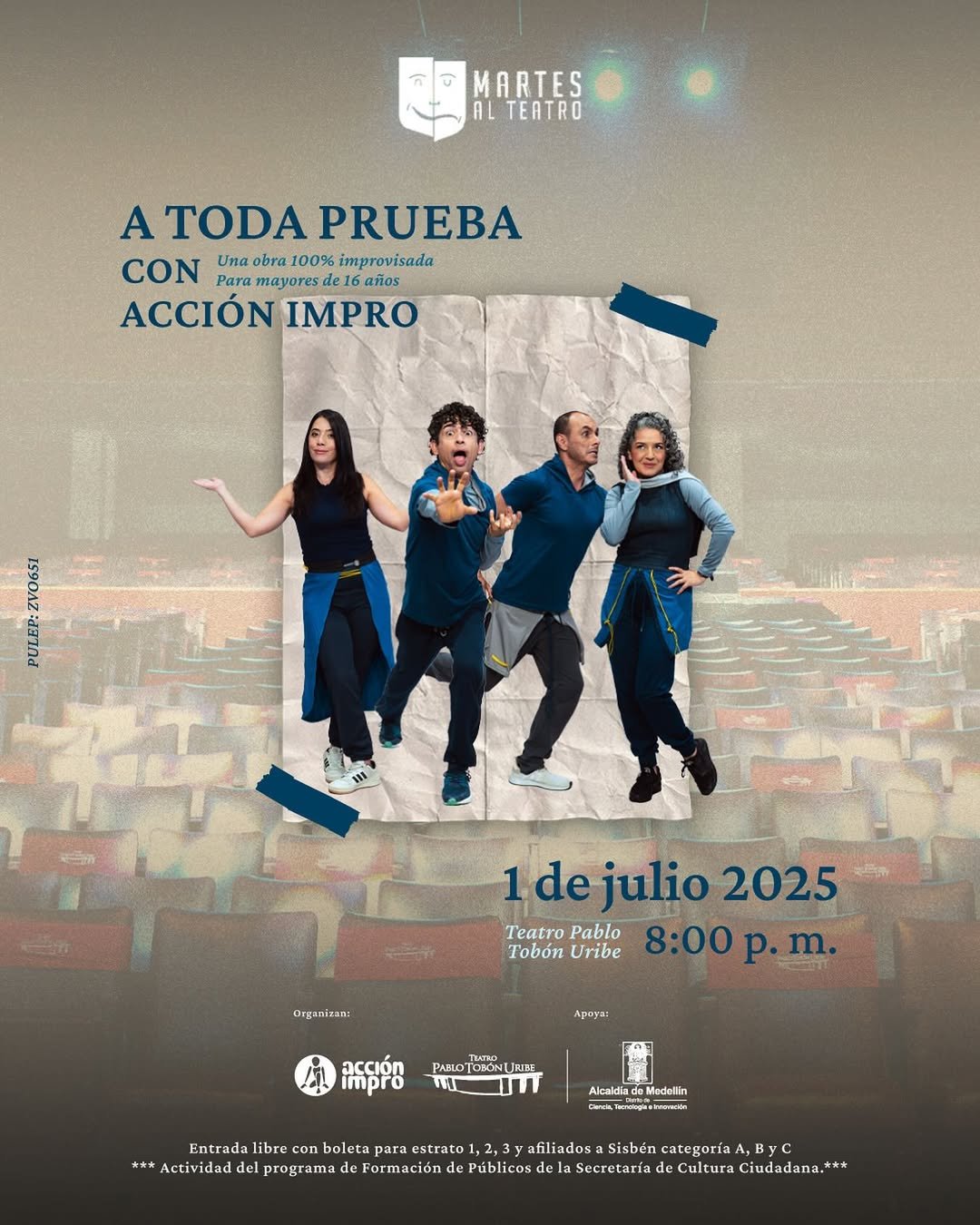 Improvisación sin límites con «A toda prueba» de Acción Impro