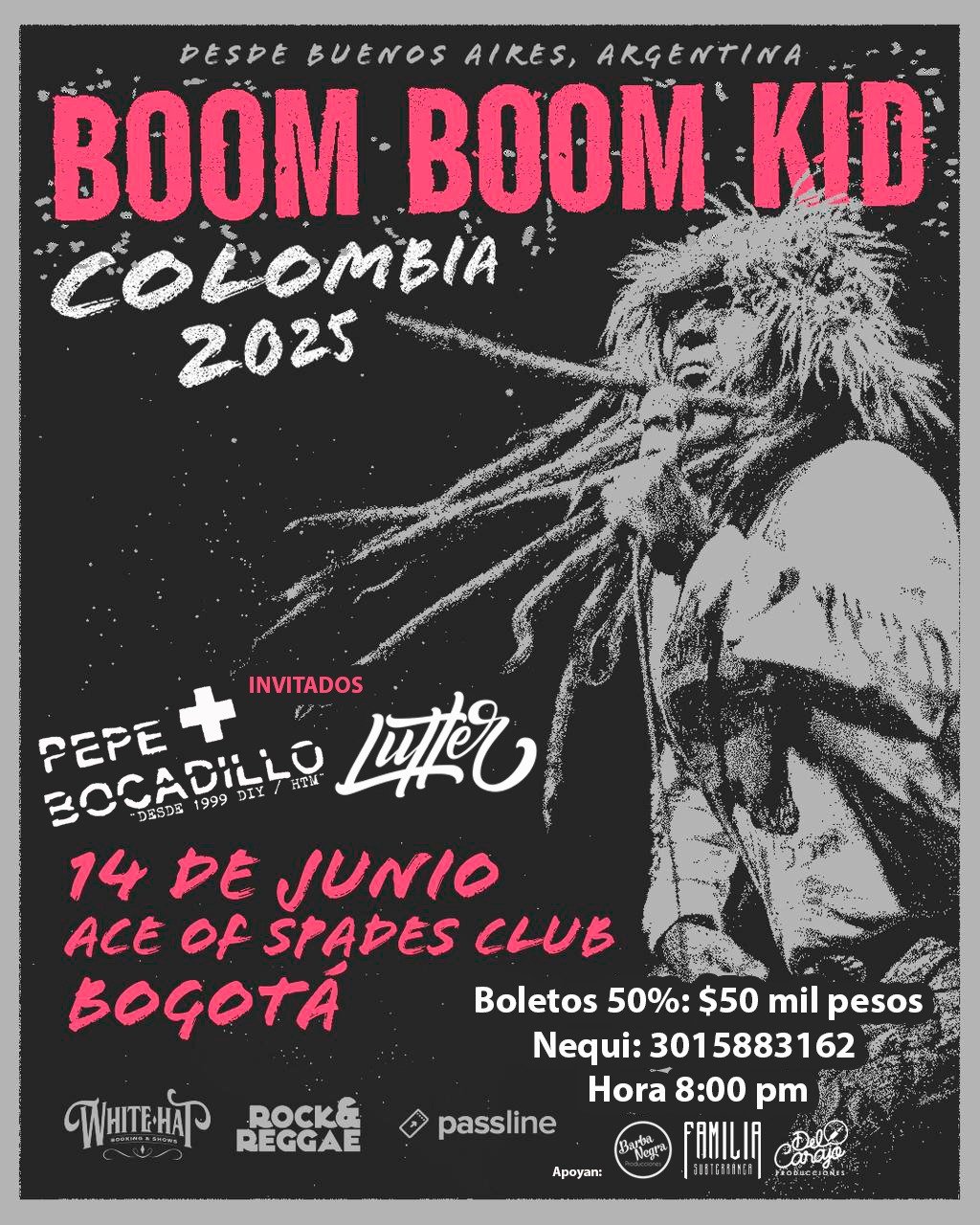 Dos noches de Boom Boom Kid y puro underground latino