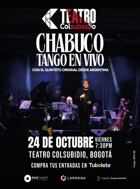 Chabuco rinde tributo a la música argentina con “Tango En Vivo”