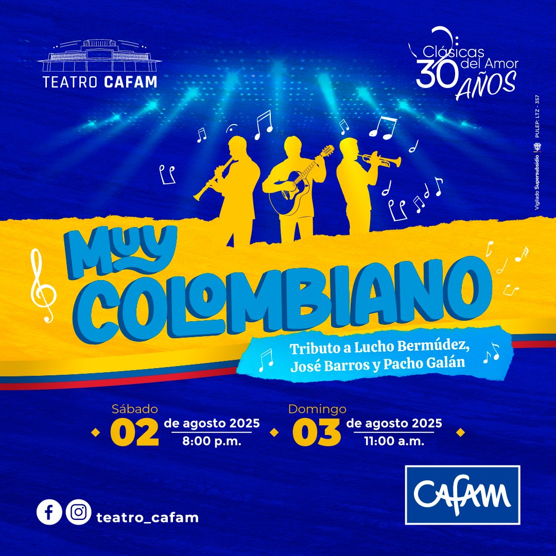 Homenaje a los gigantes de la música tropical colombiana en Clásicas del amor