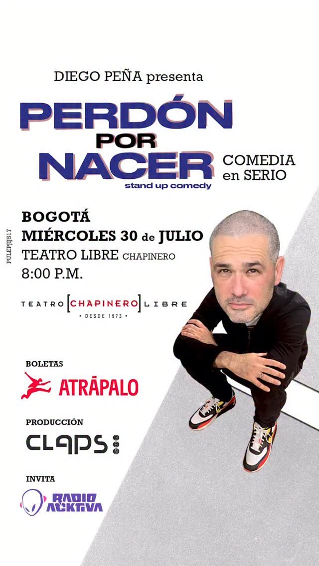 “Perdón por nacer”: Diego Peña se ríe de todo… incluso de existir