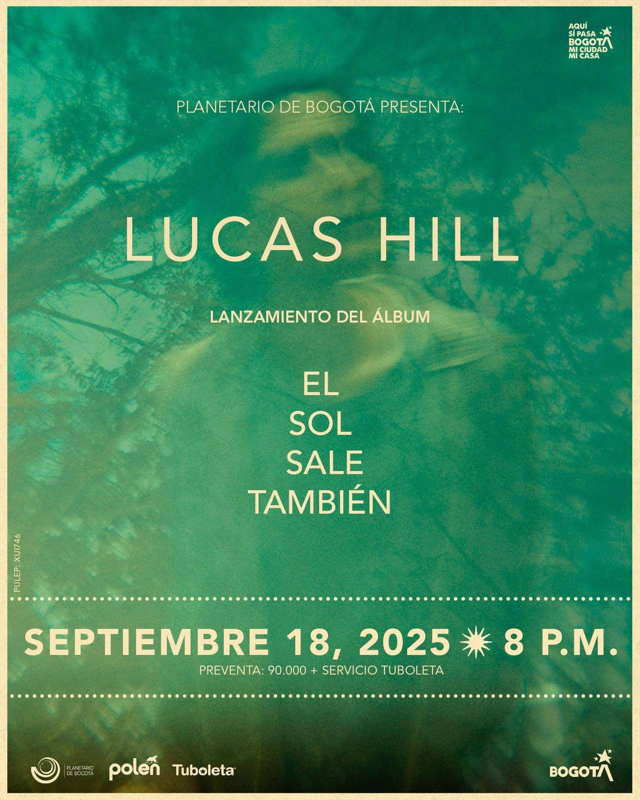 Lucas Hill estrena su tercer álbum «El sol sale también» en el Planetario