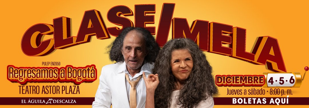 El Águila Descalza despide el año con risas y reflexión en «Clase Mela»