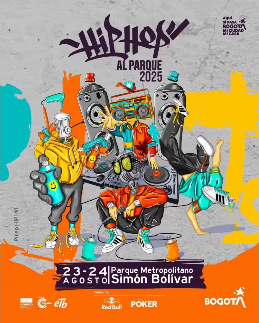 Hip Hop al Parque 2025: cultura, talento y voz desde el barrio