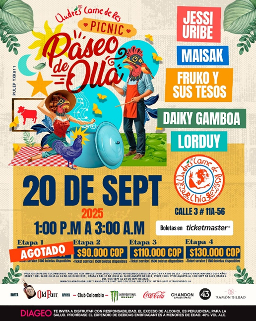 Rumba en el Picnic Paseo de Olla de Andrés Carne de Res