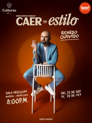 Caer con estilo: el nuevo show de Ricardo Quevedo para reírnos de nuestras propias heridas