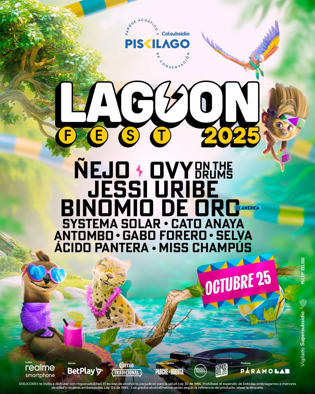 Lagoon Fest: la pool party más grande de Colombia regresa con 17 horas de música y diversión