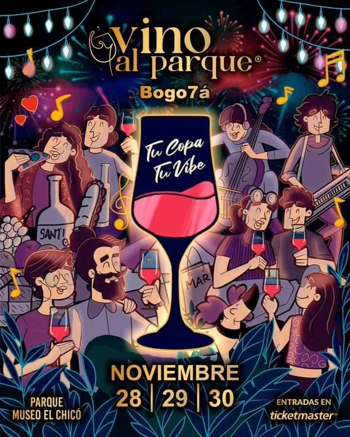 Brindis, música y amigos para despedir el año en «Vino al Parque»
