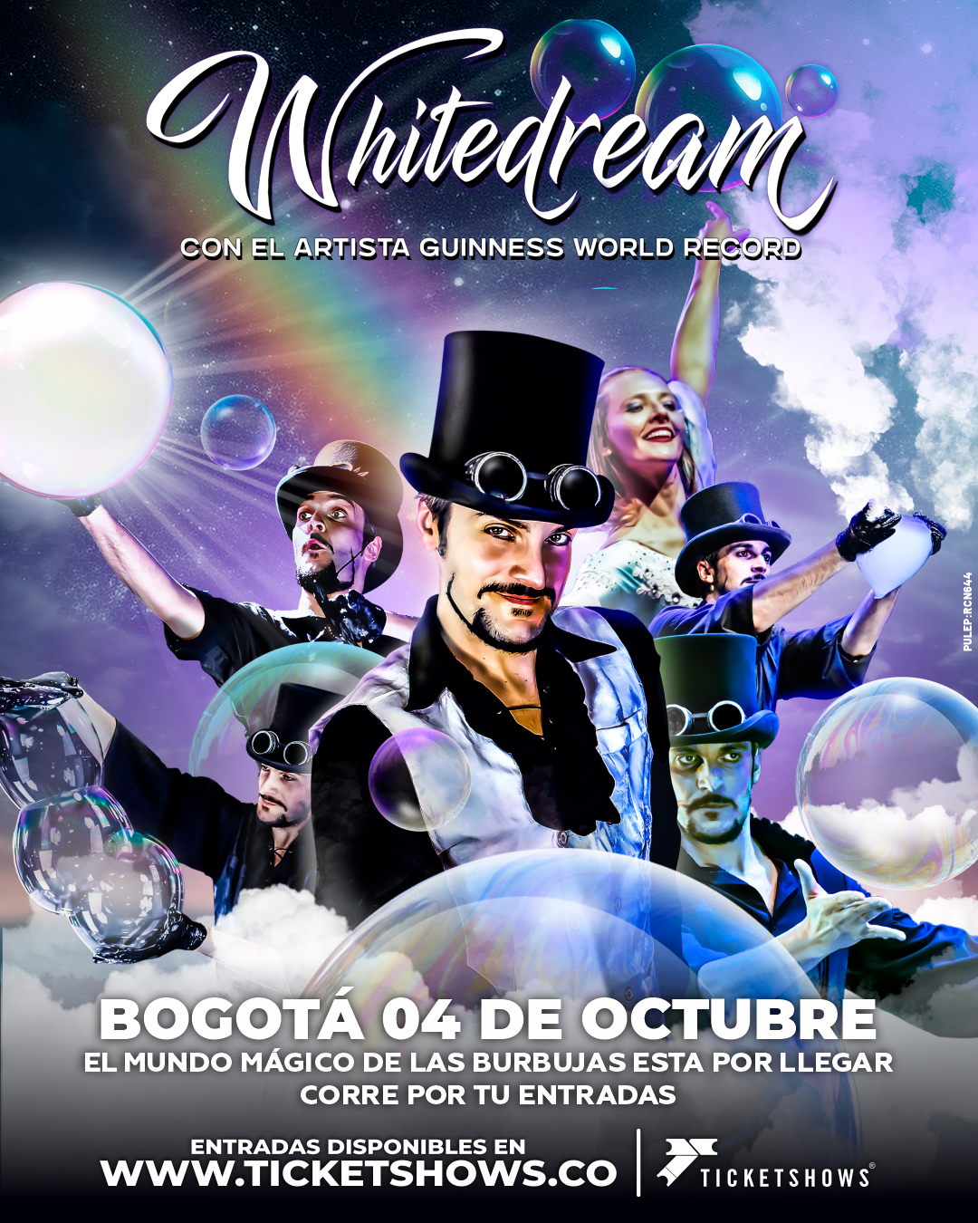Burbujas que cobran vida: Whitedream deslumbra con «Dreaming Bubbles»