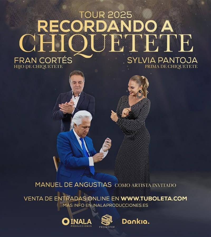 Sylvia Pantoja y Fran Cortés honran el legado del flamenco de Chiquetete