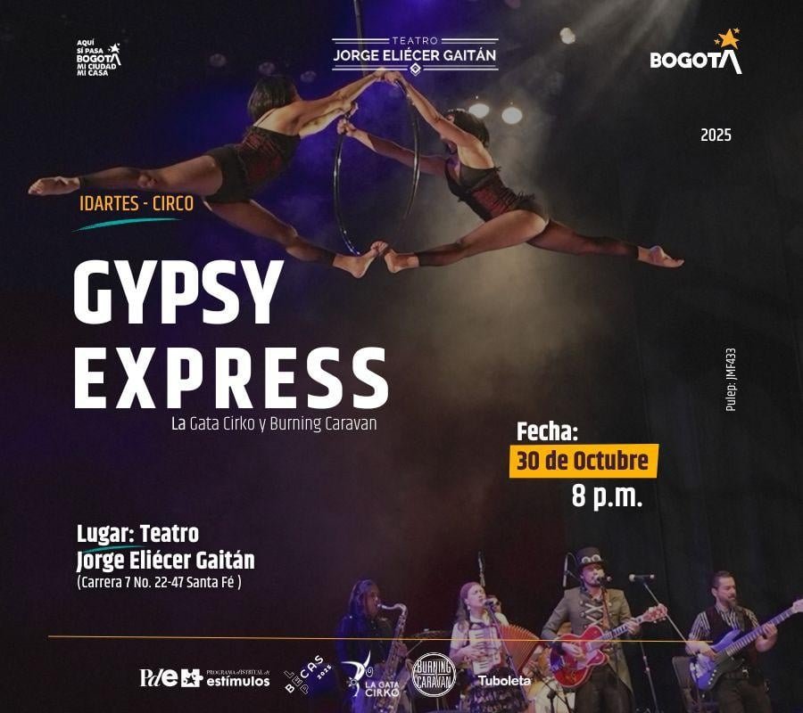 La Gata Cirko y Burning Caravan unen su arte en El Gypsy Express
