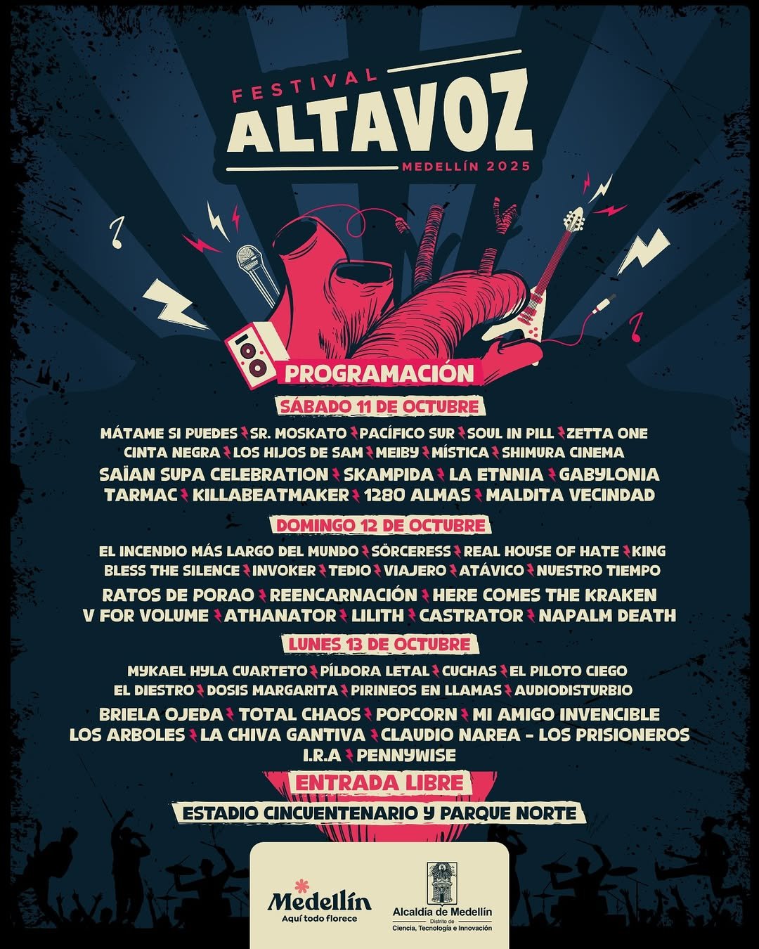 Altavoz 2025 celebra 22 años de música y diversidad en Medellín