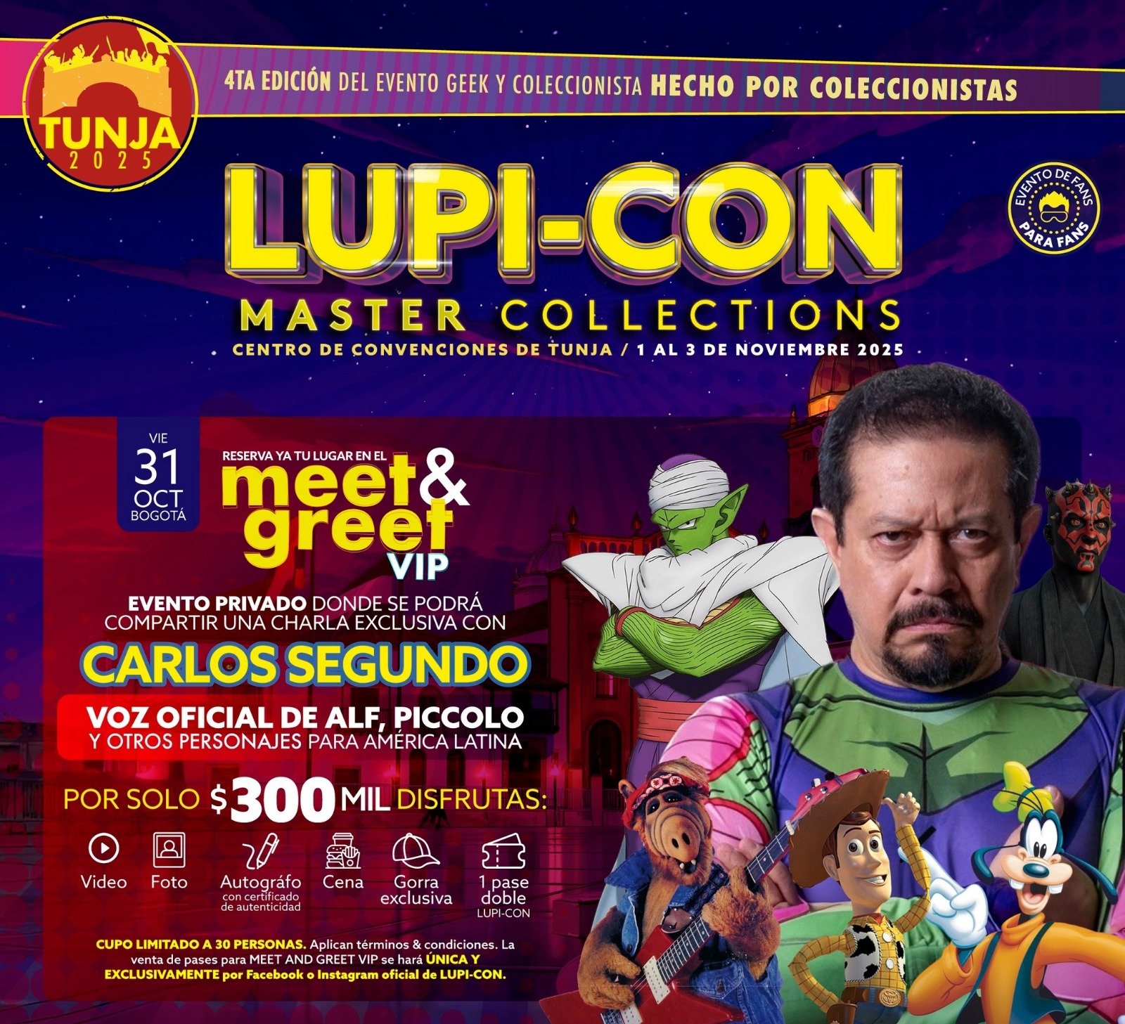Lupi-con vuelve con una edición Halloween-tástica llena de cultura pop en Tunja