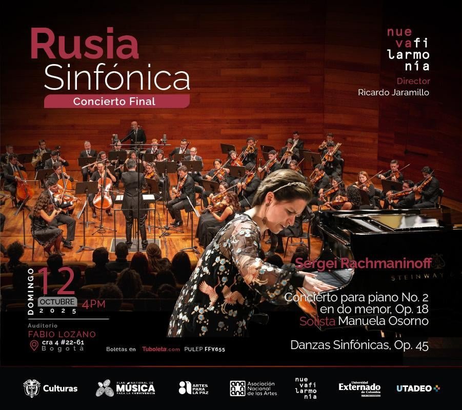Rachmaninoff resuena en el Fabio Lozano con la Orquesta Nueva Filarmonía