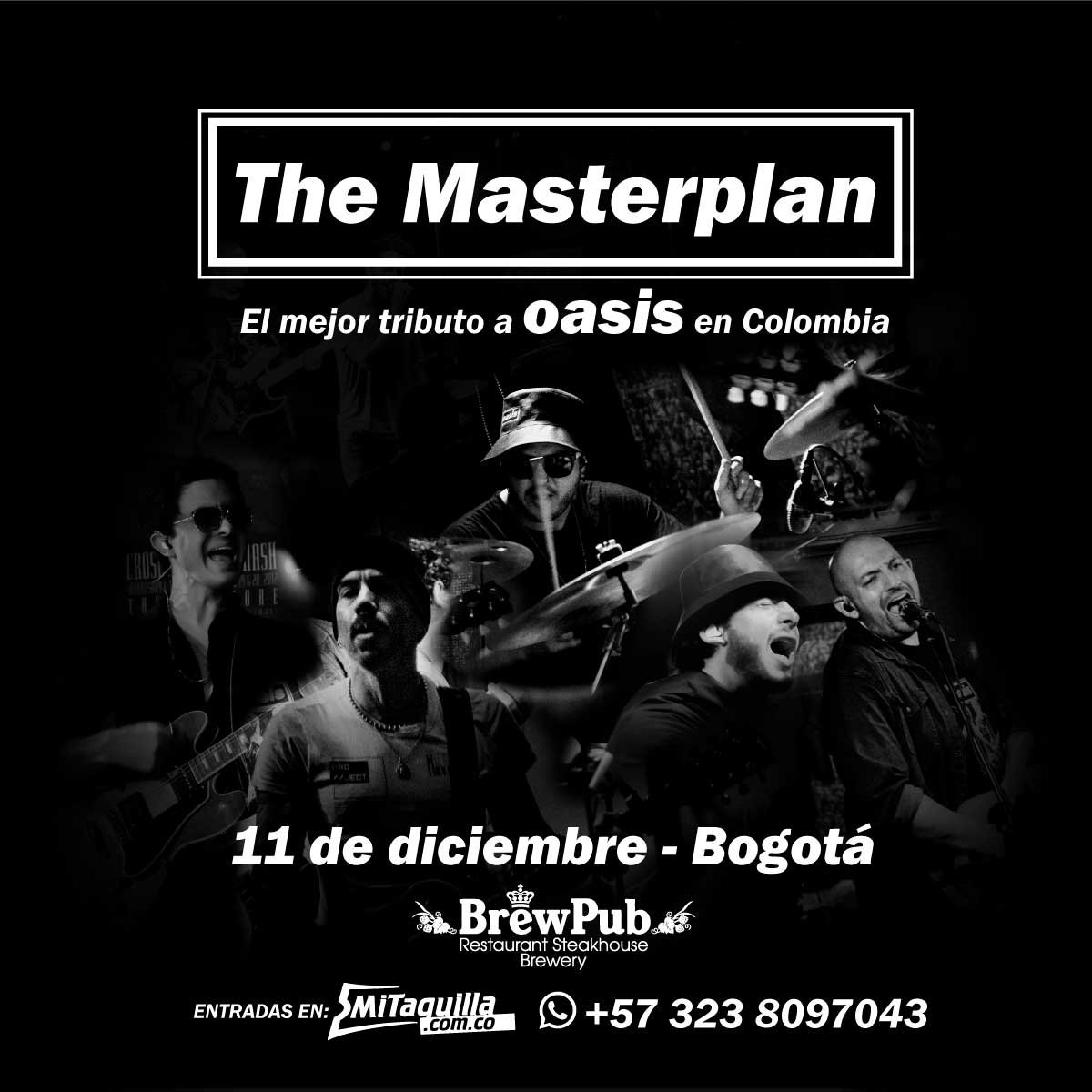 The Masterplan revive los himnos de Oasis con su famoso tributo