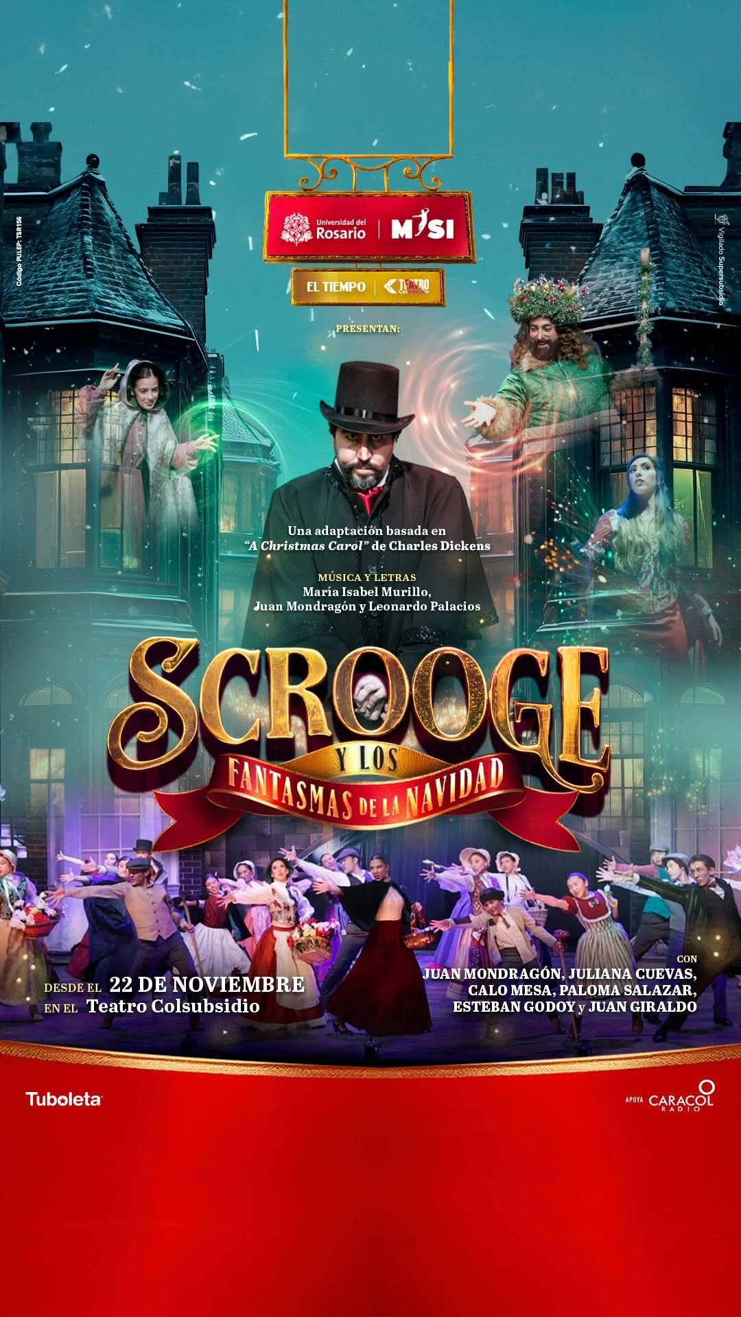 Vuelve el gran musical navideño de Misi: «Scrooge y los Fantasmas de la Navidad»