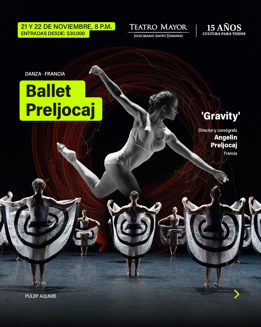 Ballet Preljocaj, símbolo de la danza contemporánea francesa, llega con “Gravity”