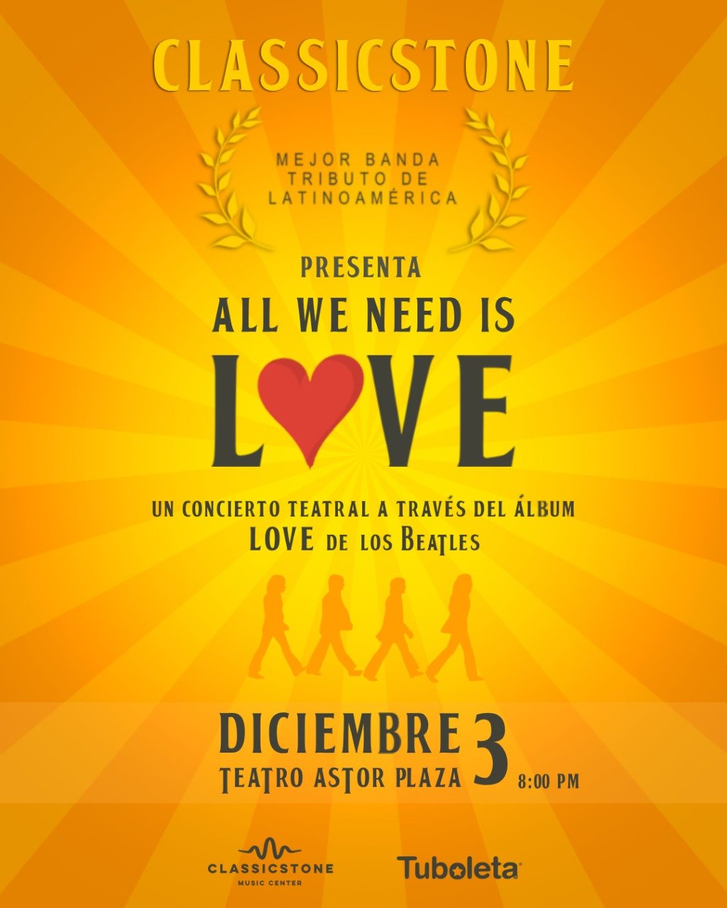“The Beatles – All We Need Is Love”, un homenaje que revive el mensaje de amor