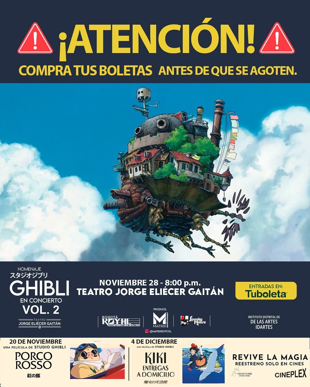 Studio Ghibli vuelve en formato sinfónico con más de 50 músicos