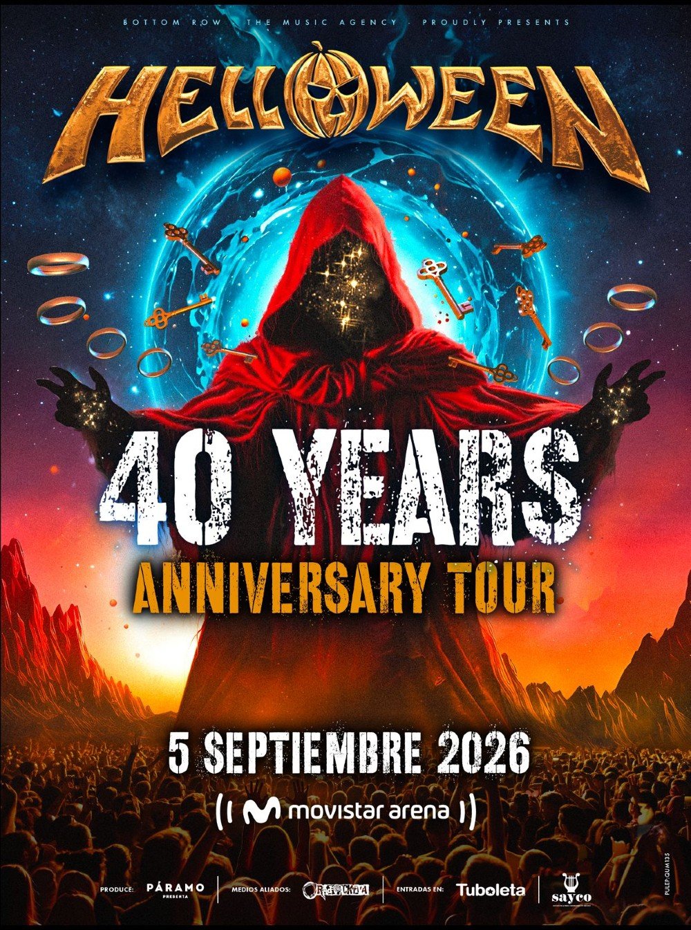 Helloween celebra 40 años de carrera con sus grandes himnos del power metal