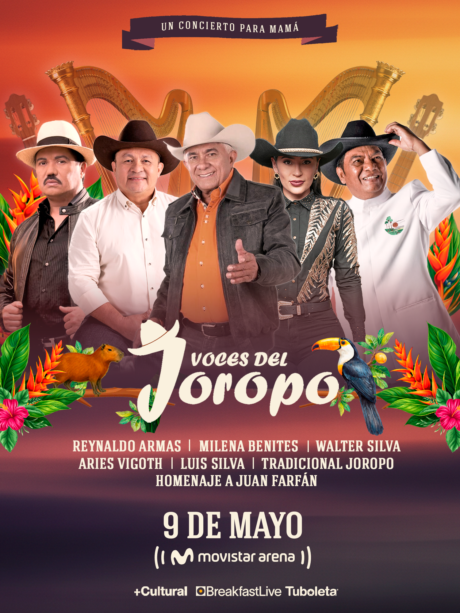Voces del Joropo: el horizonte del llano se canta con Reynaldo Armas, Luis Silva, entre otros