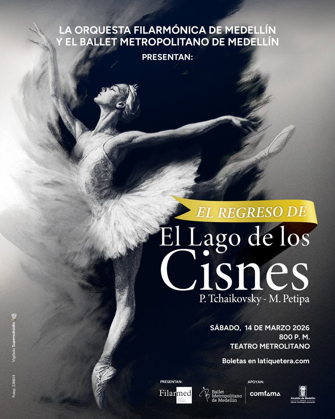 “El Lago de los Cisnes”: el eterno clásico de Tchaikovsky vuelve con más de 70 artistas