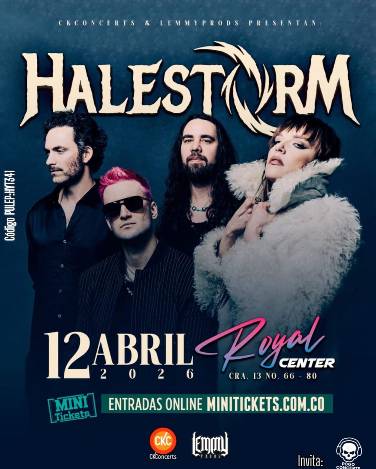 Halestorm encenderá el Royal Center con un show de alto voltaje