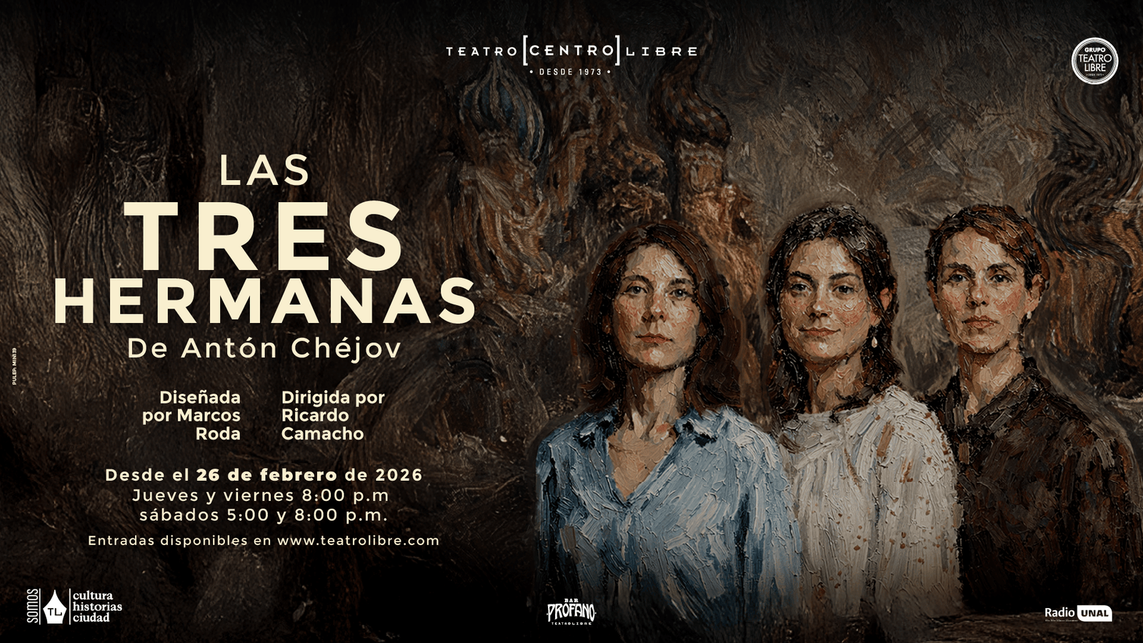 “Las tres hermanas”: una lectura contemporánea del clásico de Chéjov