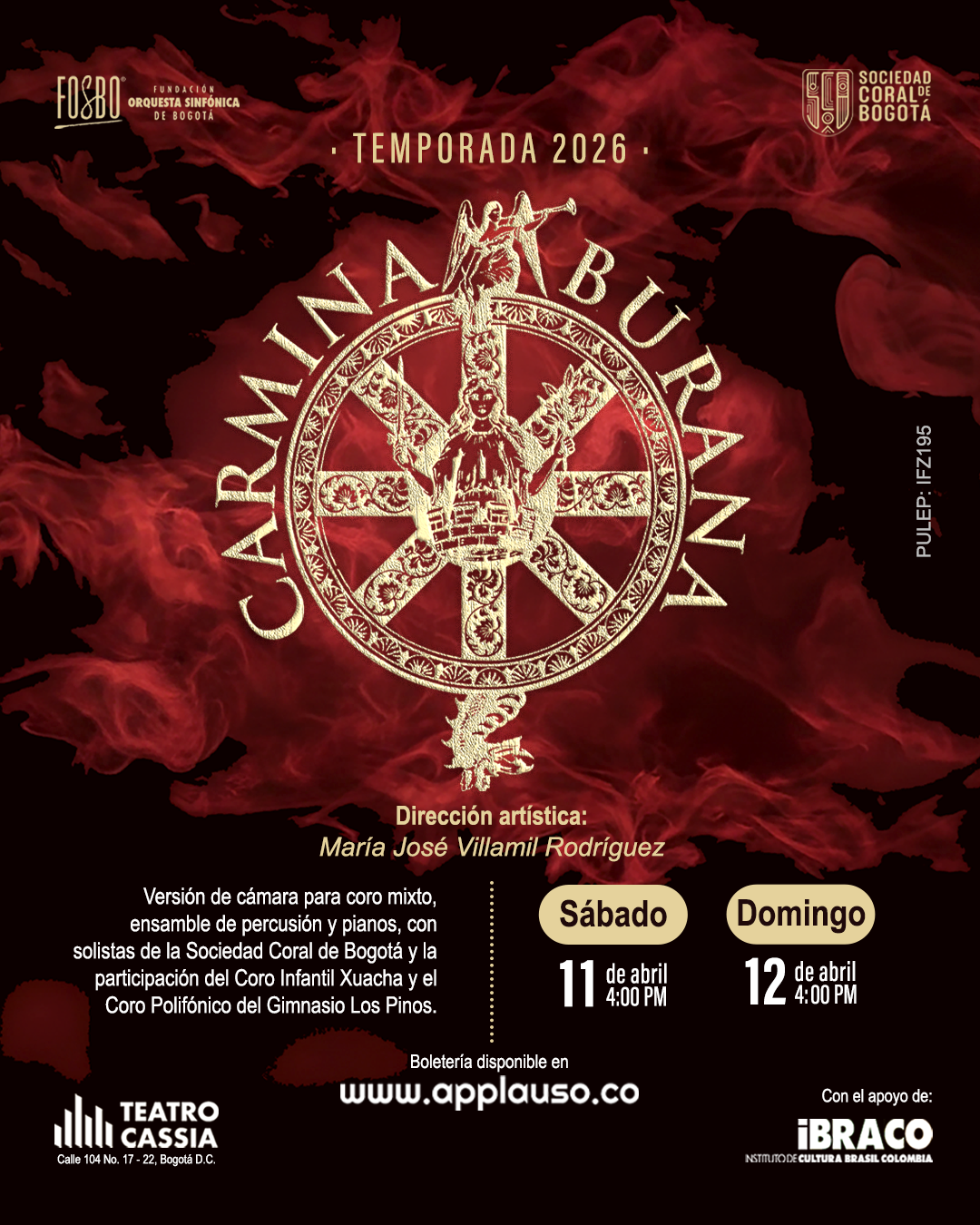 Coros y músicos sinfónicos interpretarán Carmina Burana en gran formato