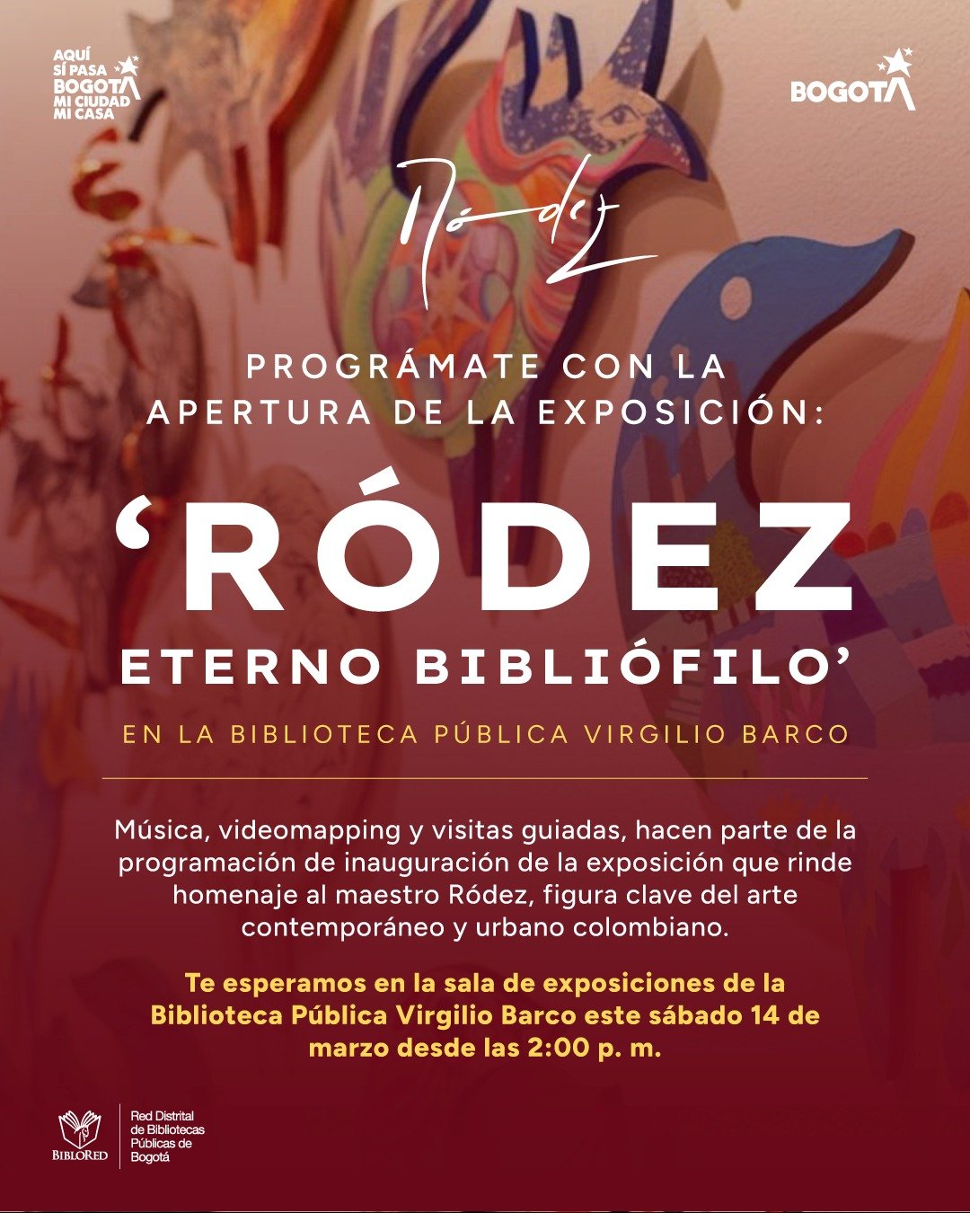 “Ródez: eterno bibliófilo”, muestra sobre arte urbano y memoria de la ciudad