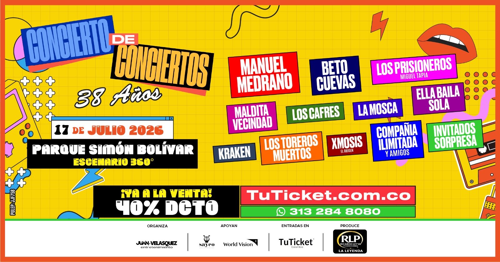 «Concierto de Conciertos»: 38 años de historia celebrados con grandes himnos