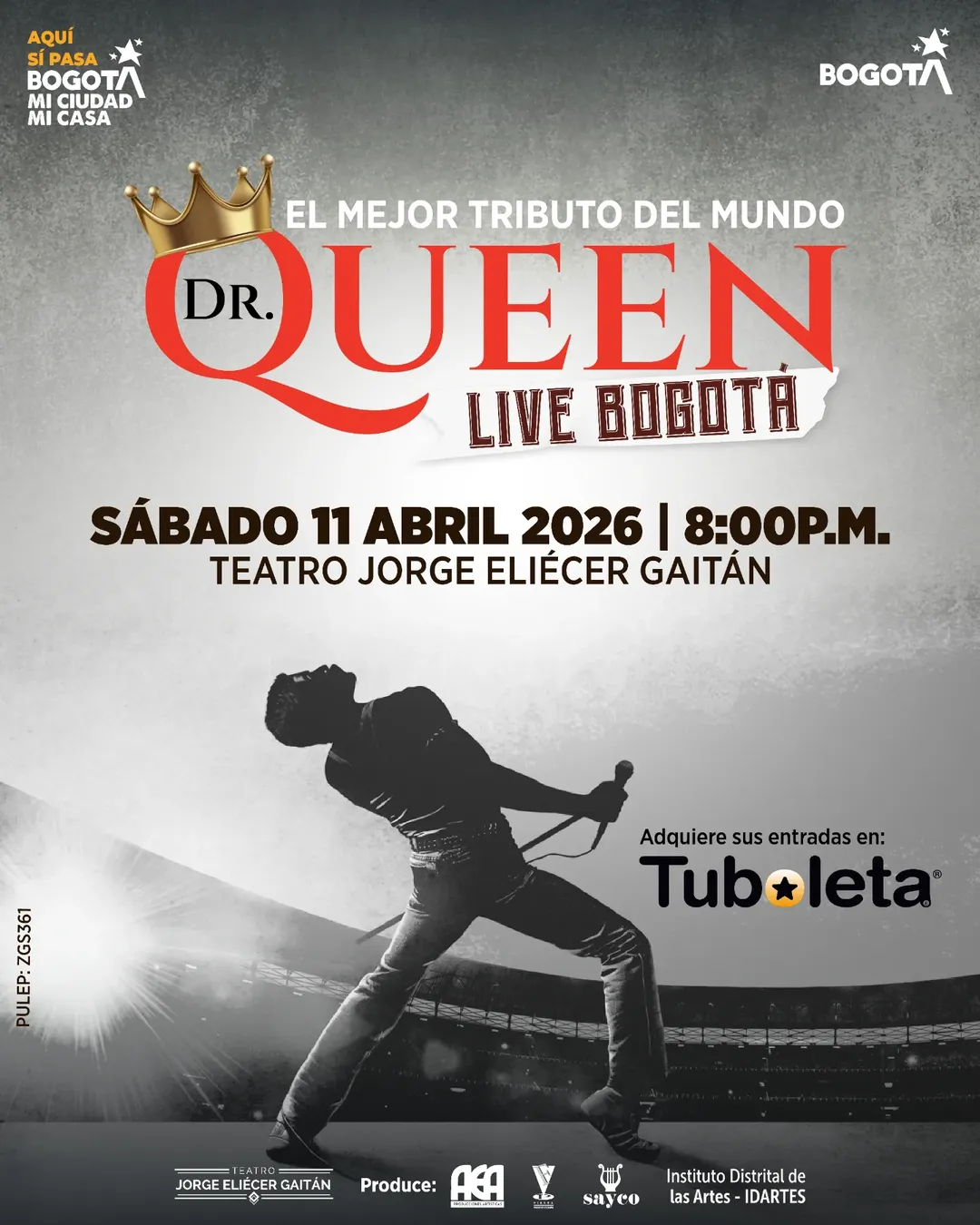 Dr. Queen trae a escena el legado de Queen con un show de alto nivel