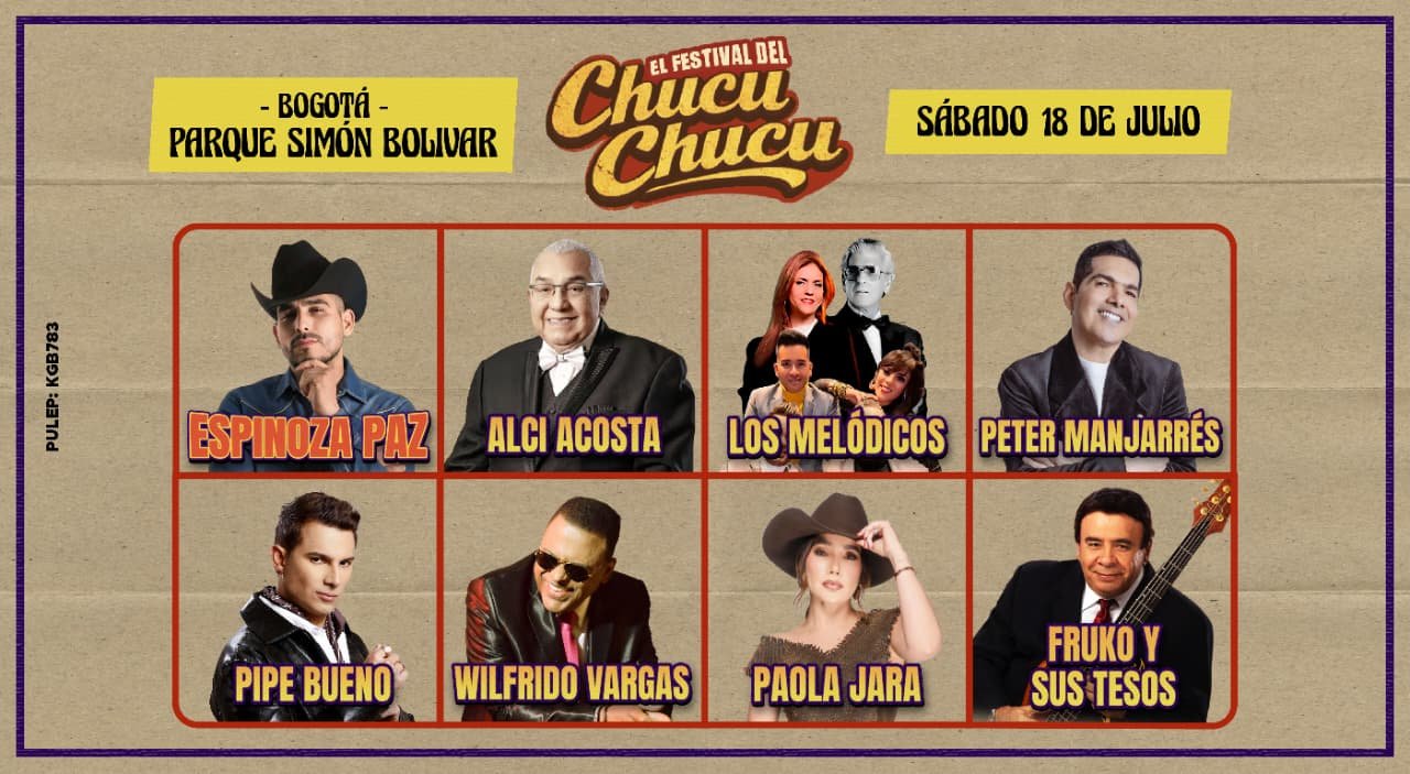Festival del Chucu Chucu reunirá al público en una gran fiesta musical