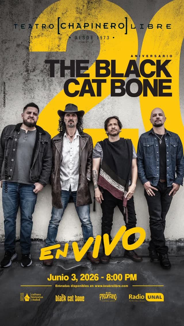 The Black Cat Bone revive su álbum debut que marcó al rock colombiano hace 20 años