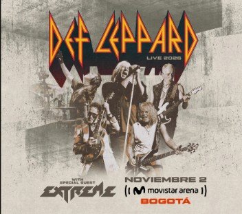 Def Leppard: más de 40 años de historia llegan al Movistar Arena el 2 de noviembre