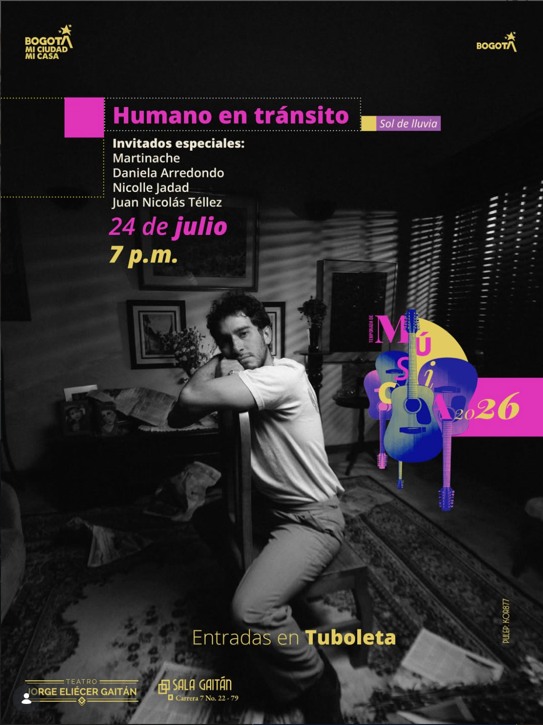 Humano en Tránsito lanza Sol de lluvia, su trabajo discográfico más íntimo