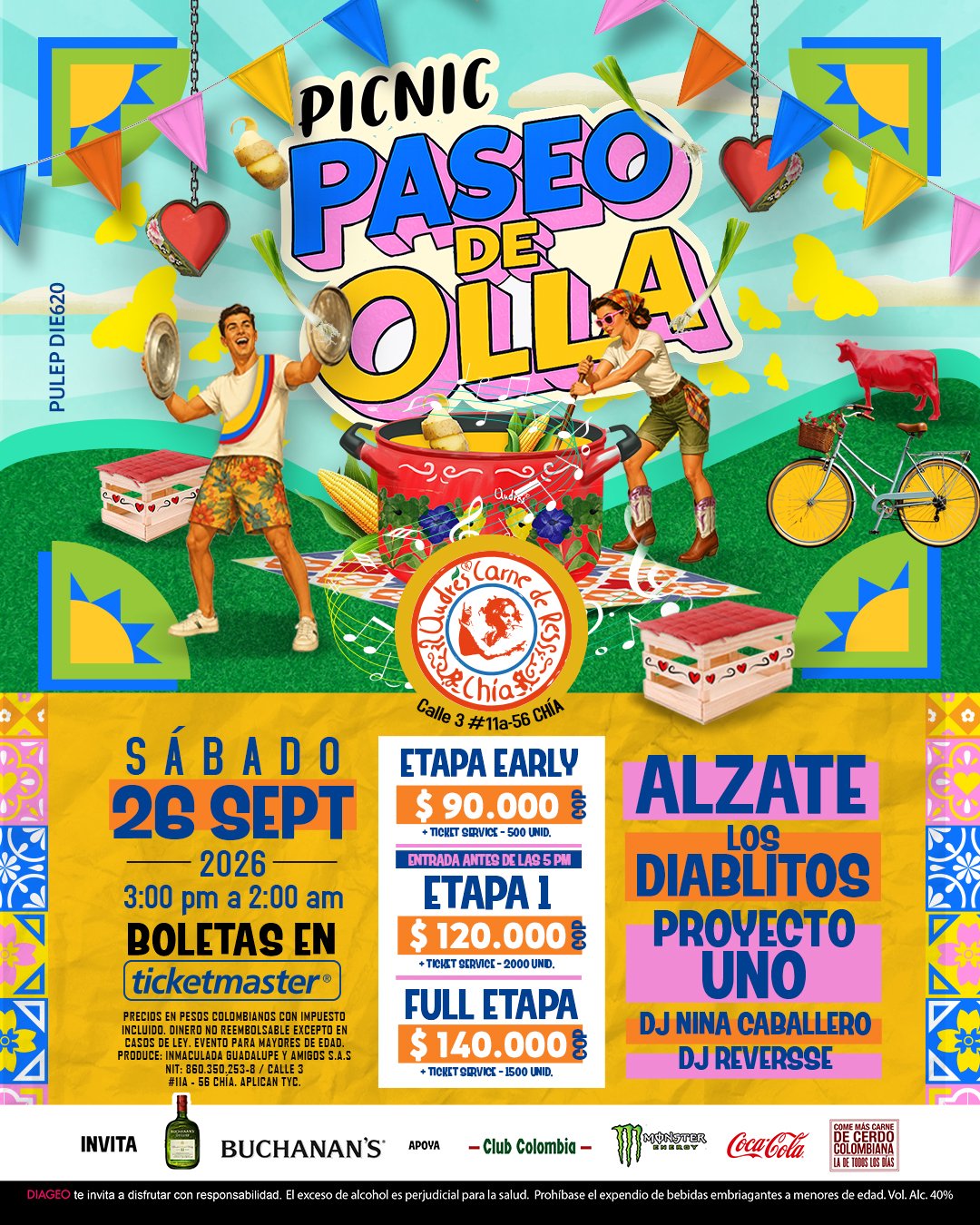 ¿Quiénes harán parte de Picnic Paseo de Olla?