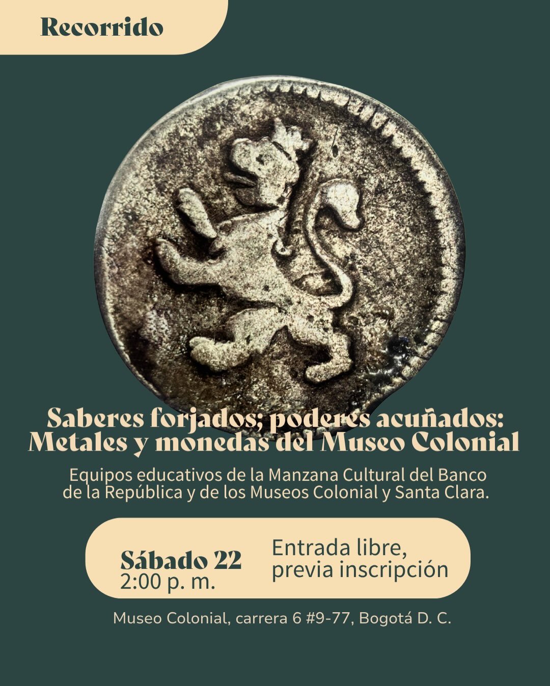 «Saberes forjados, poderes acuñados» ofrece un recorrido por los metales y monedas del Museo Colonial