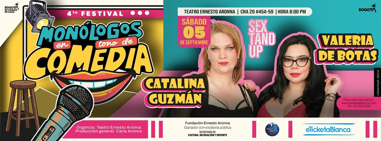 A reír sin censura con la 4.ª edición del Festival Monólogos en Tono de Comedia
