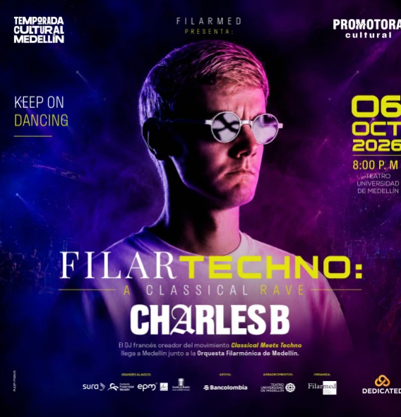 Clásicos y beats: el encuentro de la Filarmónica de Medellín con Charles B